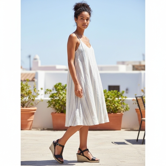 Cole Haan Size 8.5 Sandals Espadrille Black Leather Wedges Ankle T Strap Heels - Picture 6 of 9